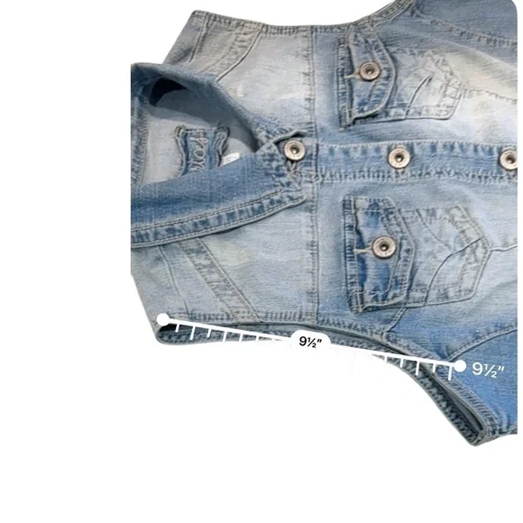 Maurices Denim Vest Size 1 - Picture 7 of 9